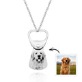 Custom Photo Necklace Cans Necklace Photo Pendant Gift for Pet Lover