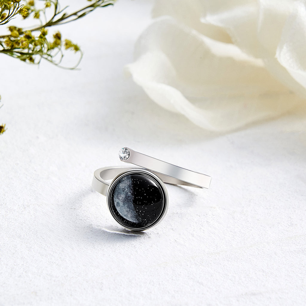 Custom Moon Phase Ring Luminous Ring Gift for Her