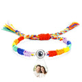 Custom Projection Bracelet Colorful Weave Commemorate Gift