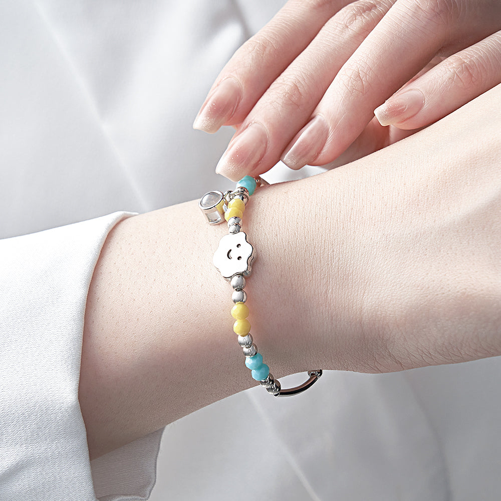 Custom Projection Bracelet Rainbow Colorful Gift for Her