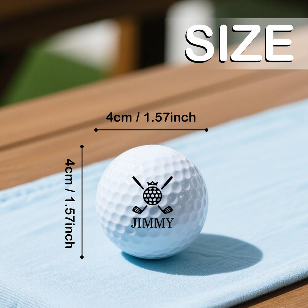 Custom Name Golf Ball Initials Sign Golf Balls Gift for Him