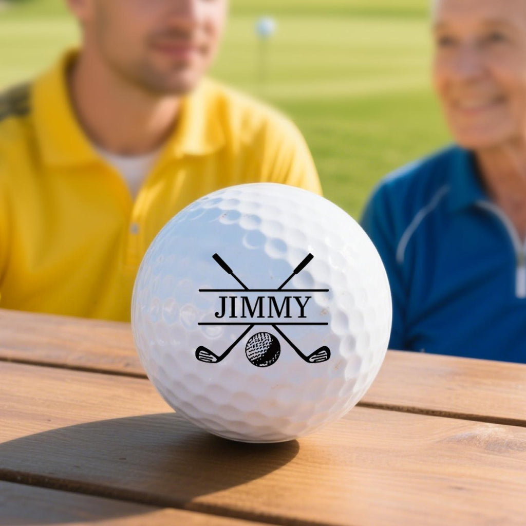 Custom Name Golf Ball Initials Sign Golf Balls Gift for Him
