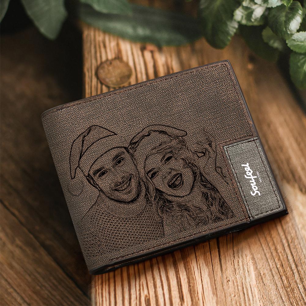 Christmas Wallets - Custom Photo Wallets Engraved Calendar Wallets For Family