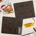 Christmas Wallets - Custom Photo Wallets Engraved Calendar Wallets For Family