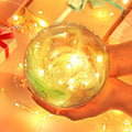Transparent Plastic Ball Light String Macaron Mix Feather Three-piece Suit Creative Gift Combination