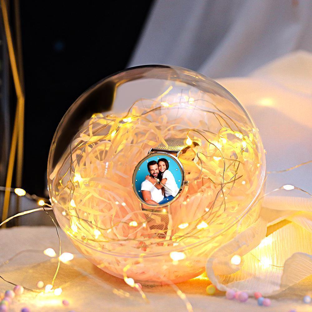 Transparent Round Plastic Ball Color Light String Light Pink Raffia Shredded Paper Silk Three-piece Suit Creative Gift Combination