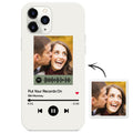 Custom Spotify Code iPhone Case Music Theme Creative Transparent Mobile Phone Protective Case Gifts