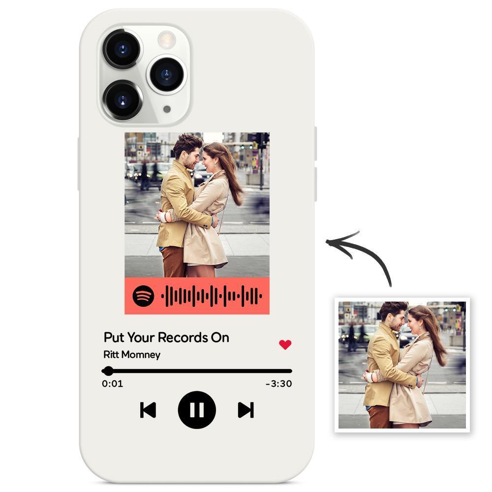 Custom Spotify Code iPhone Case Music Protection Color Bar Code Gifts