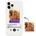 Custom Spotify Code iPhone Case Music Transparent Protective Silicone Gifts