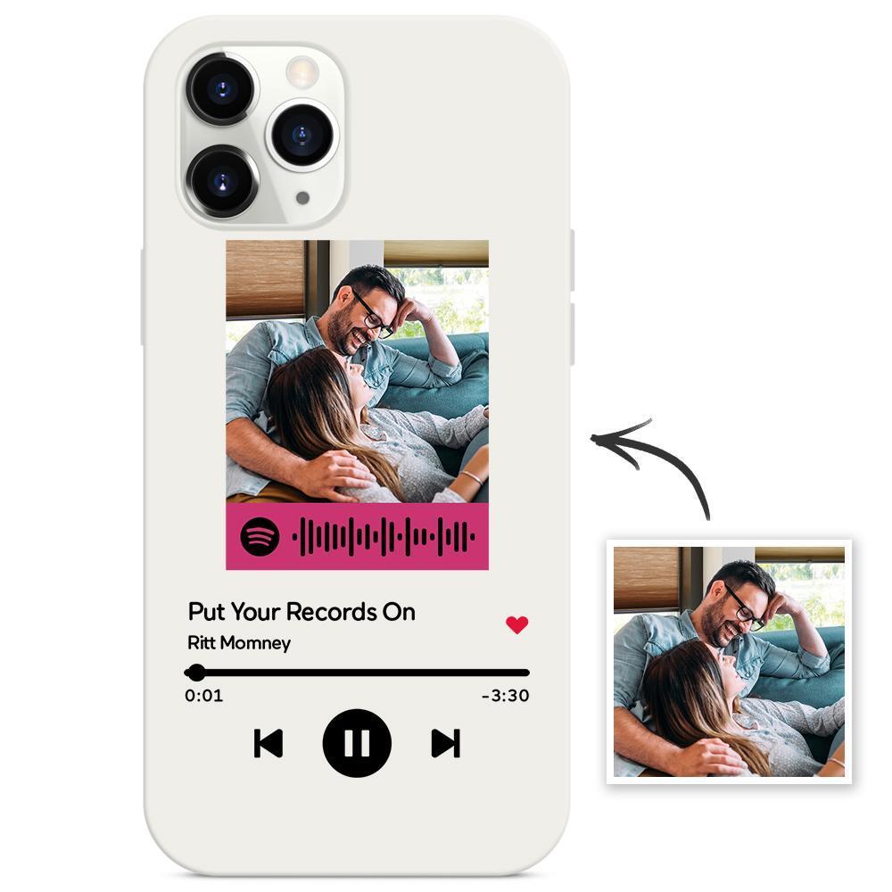Custom Spotify Code iPhone Case Music Protection Transparent Creative Commemorative Gifts