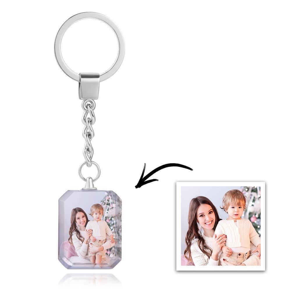 Custom Photo Keychain Crystal Keychain For Mom