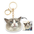 Custom Photo Keychain Colorful Picture Unique Design My Little PUFF