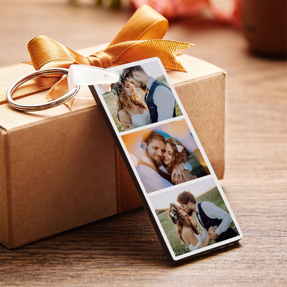 Spotify Code Keychain Custom Photo Double-Sided Personalized Gifts Green