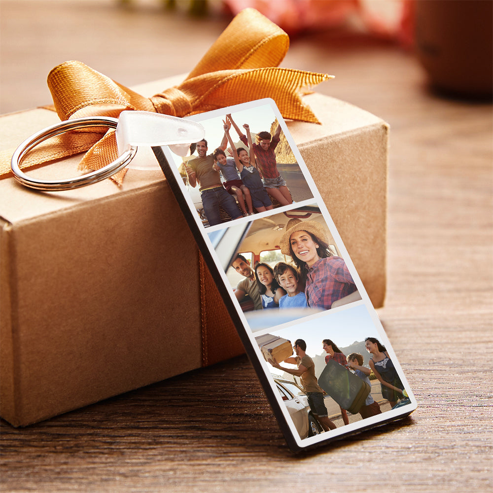 Spotify Code Keychain Custom Photo Double-Sided Personalized Best Gifts