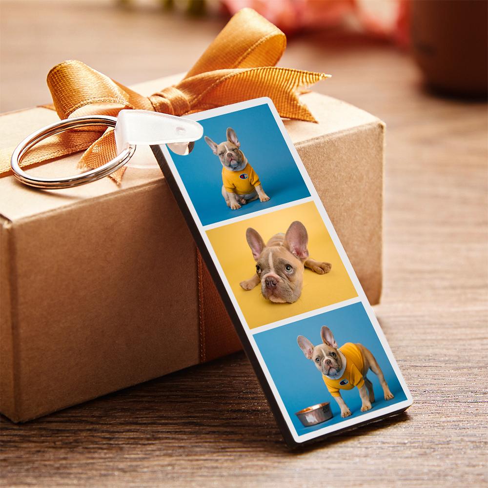 My Little PUFF Custom Photo Keychain Double-Side Engraved