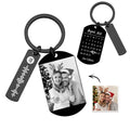 Personalized Spotify Calendar Keychain Custom Picture & Music Song Code Couples Photo Keyring Christmas Gifts