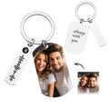Custom Scannable Spotify Code Keychains Photo Engraved Creative Metal Gifts