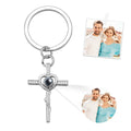 Custom Projection Keychain Love Cross Creative Gift