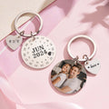 Personalized Calendar Keychain Date Keychain Significant Date Marker Best Anniversary Gift Valentine's Day Gifts For Couples