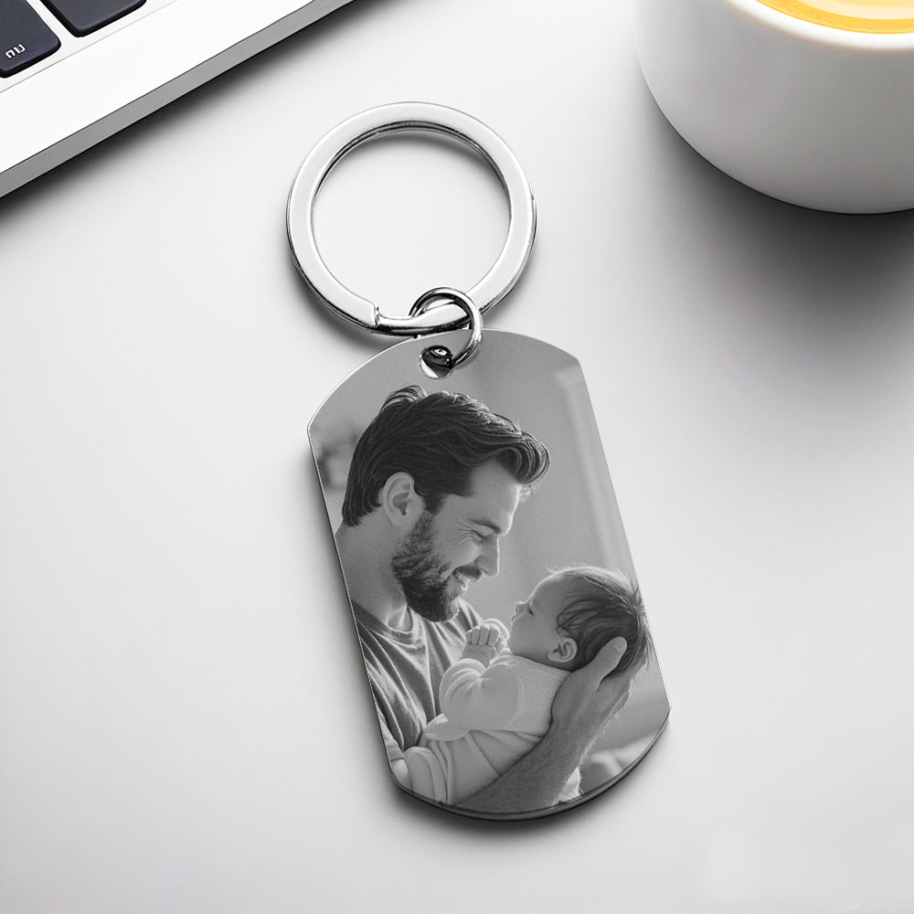 Father's Day Gifts Custom Photo Calendar Black The Moment You Became My Daddy