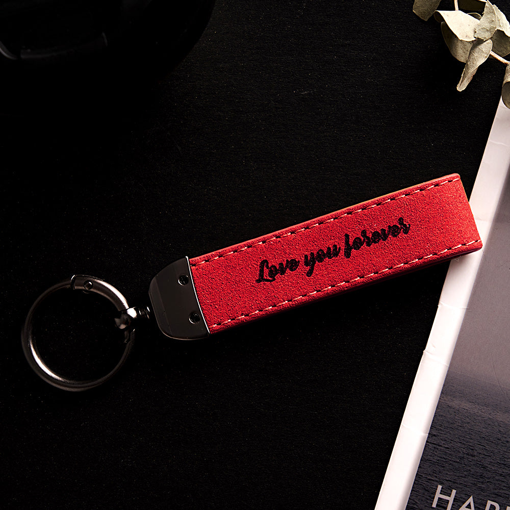 Custom Spotify Keychain Gift With Song BarCode Leather Keychain Gift For Her Boyfriend Girlfriend Gift