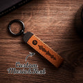 Custom Spotify Keychain Gift With Song BarCode Leather Keychain Gift For Her Boyfriend Girlfriend Gift