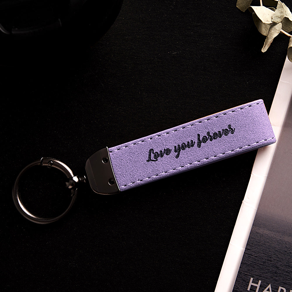 Custom Spotify Keychain Gift With Song BarCode Leather Keychain Gift For Her Boyfriend Girlfriend Gift