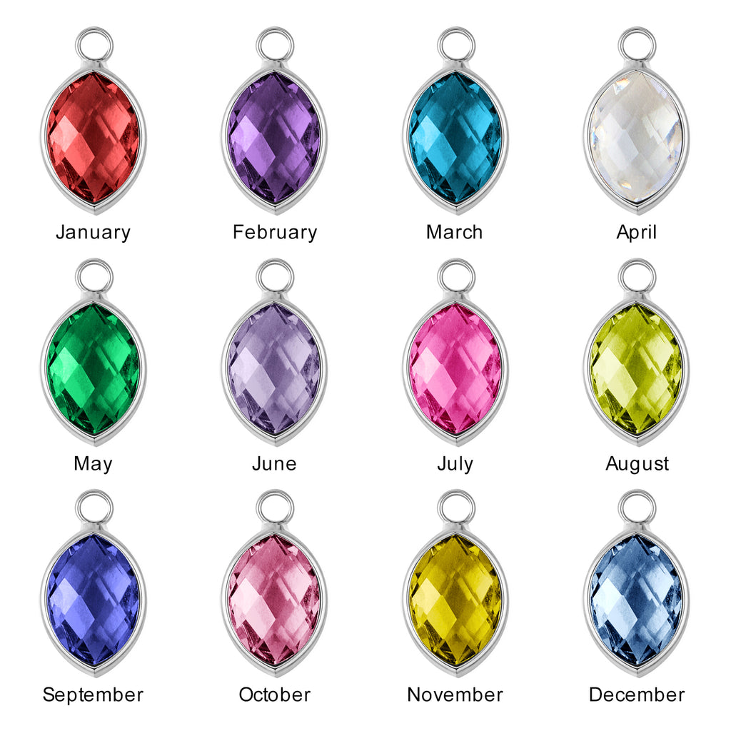 Custom Name Keychain Birthstone Keychain with Leaf Gift for Godmother Birthday Gift