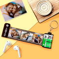Scannable Spotify Camera Roll Keychain Spotify Photo Engraved Film Keychain Memorial Gifts 20 Pics