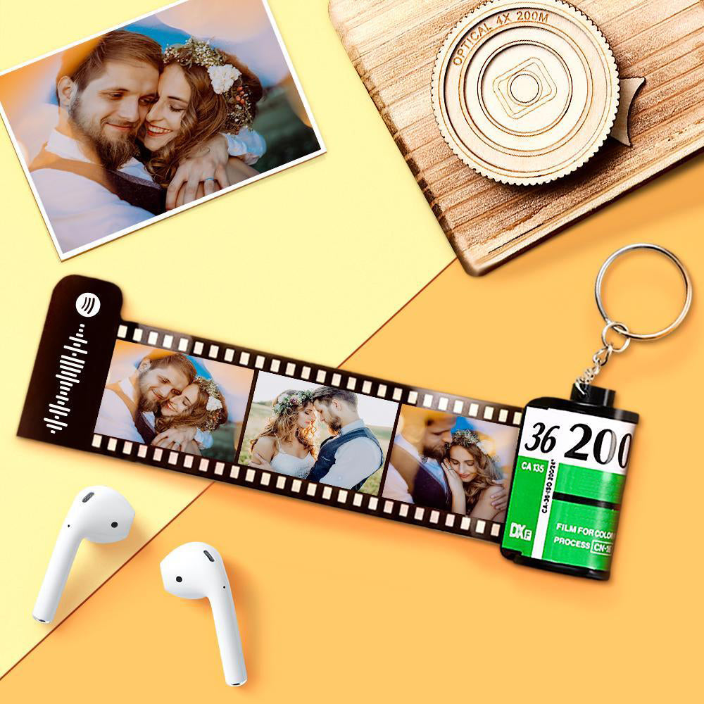 15 Pics Custom Keychain Camera Roll Keychain Multiphoto Photo Keychain Unique Gifts