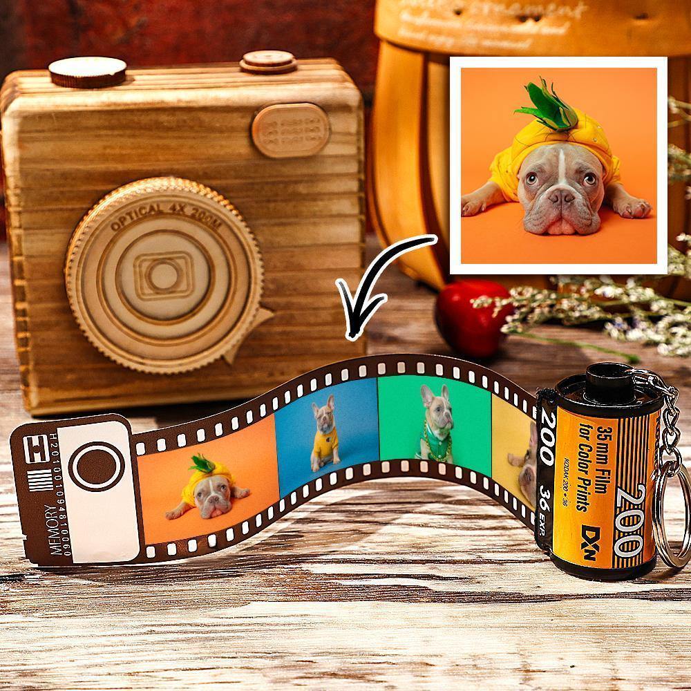 15 Pics Photo Keychain Camera Roll Keychain Multiphoto Unique Gifts