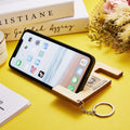 Custom Engraved Spotify Code Keychain Wood Phone Holder Creative Gift