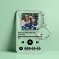 Scannable Spotify Code Plaque Keychain Music and Photo Acrylic Family Gifts