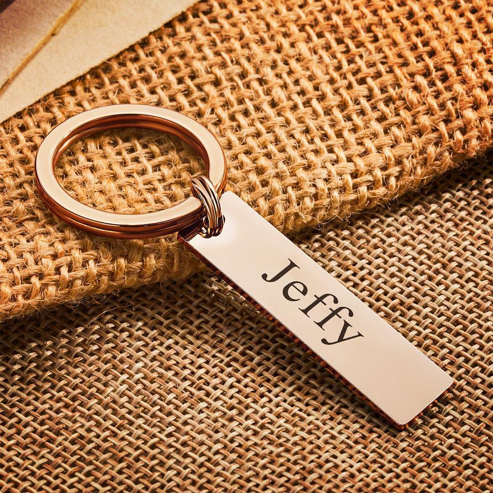 Scannable Spotify Code Keychain, Custom Engraved Music Song Keychains Rose Gold