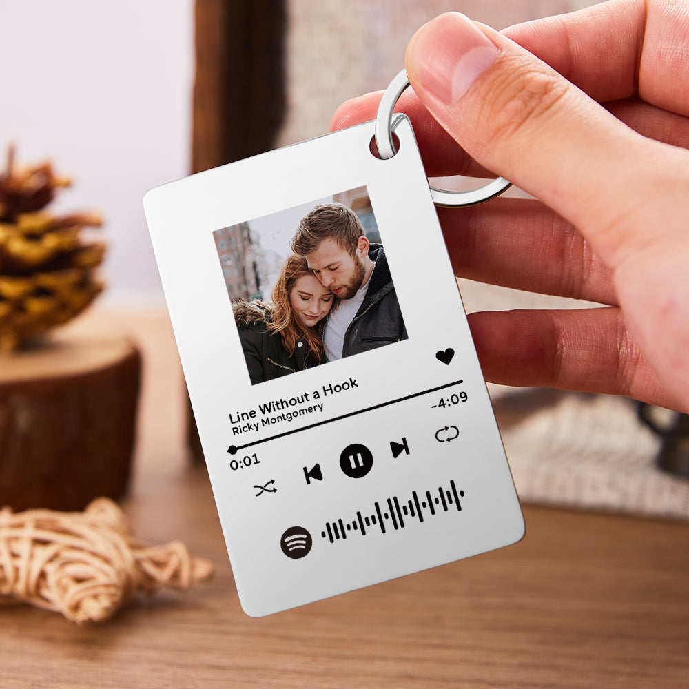 Custom Photo Scannable Spotify Code Music Plaque Valentine's Day Gifts Christmas Gift