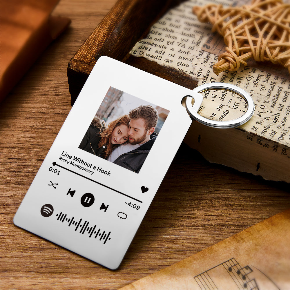 Custom Photo Scannable Spotify Code Music Plaque Valentine's Day Gifts