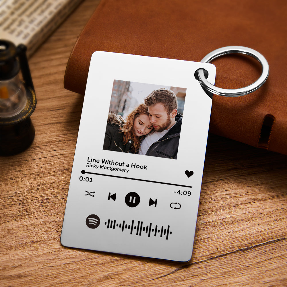 Custom Photo Scannable Spotify Code Music Plaque Valentine's Day Gifts Christmas Gift