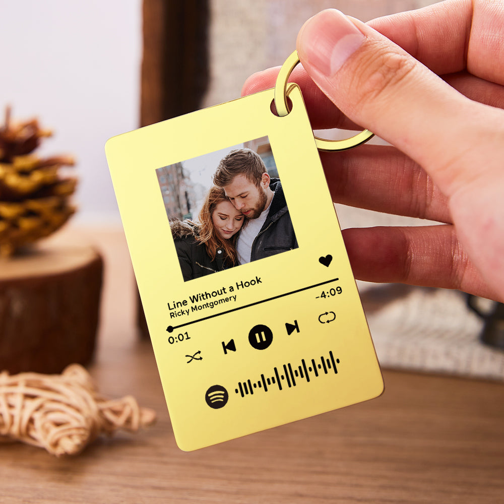 Custom Photo Scannable Spotify Code Music Plaque Valentine's Day Gifts Christmas Gift