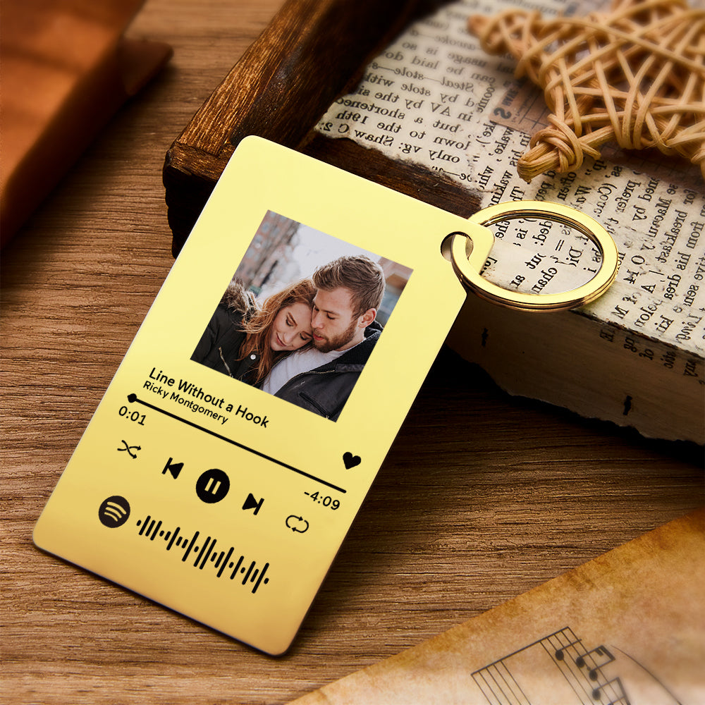 Custom Photo Scannable Spotify Code Music Plaque Valentine's Day Gifts