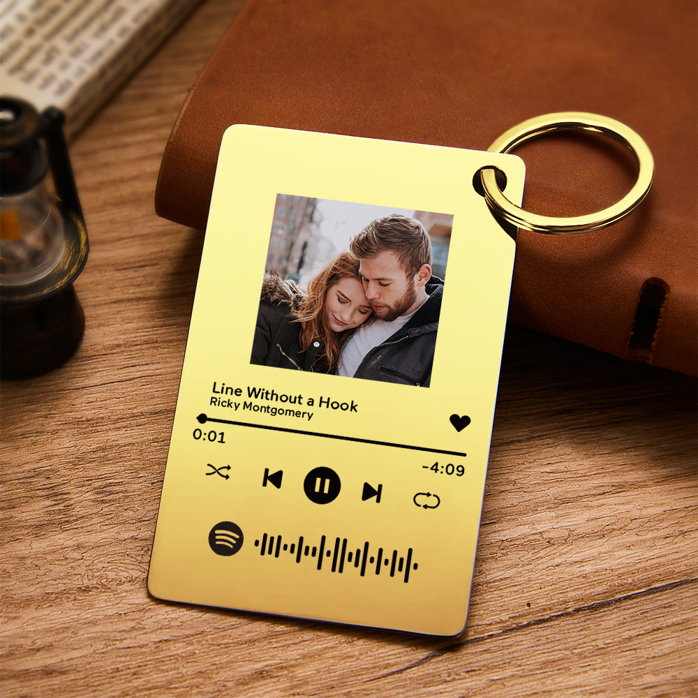 Custom Photo Scannable Spotify Code Music Plaque Valentine's Day Gifts Christmas Gift