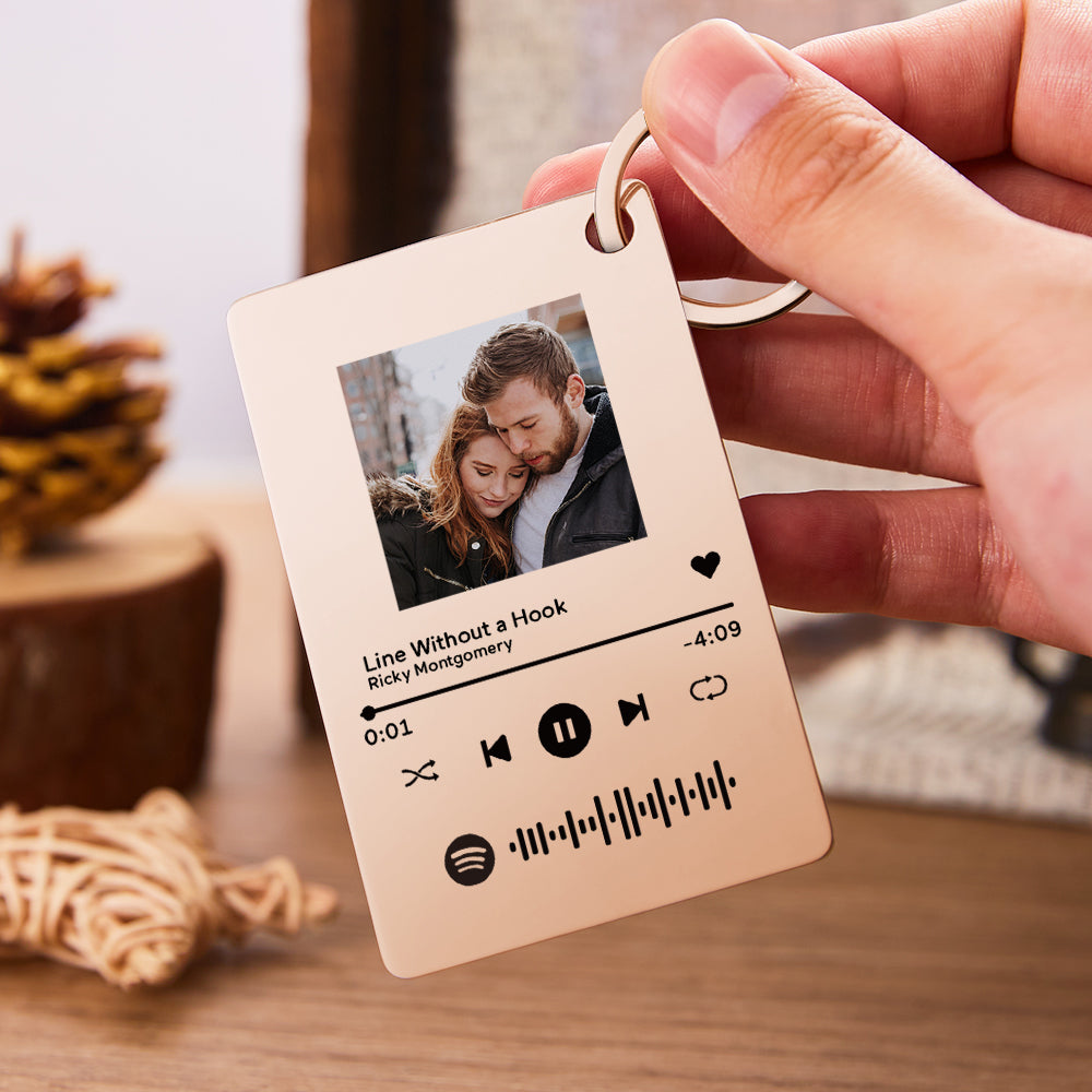 Custom Photo Scannable Spotify Code Music Plaque Valentine's Day Gifts Christmas Gift