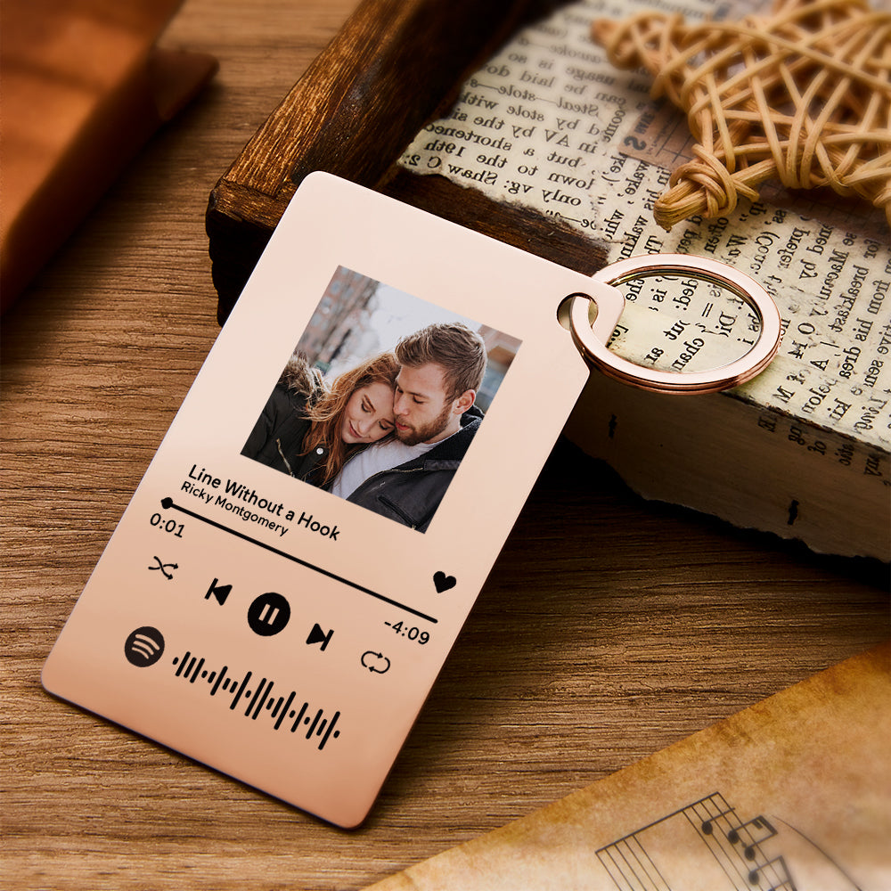 Custom Photo Scannable Spotify Code Music Plaque Valentine's Day Gifts Christmas Gift