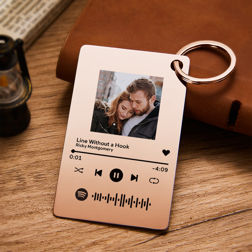 Custom Photo Scannable Spotify Code Music Plaque Valentine's Day Gifts Christmas Gift