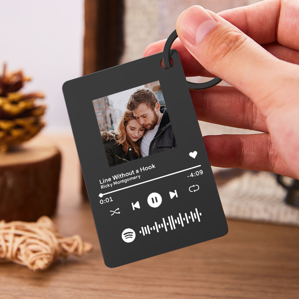 Custom Photo Scannable Spotify Code Music Plaque Valentine's Day Gifts
