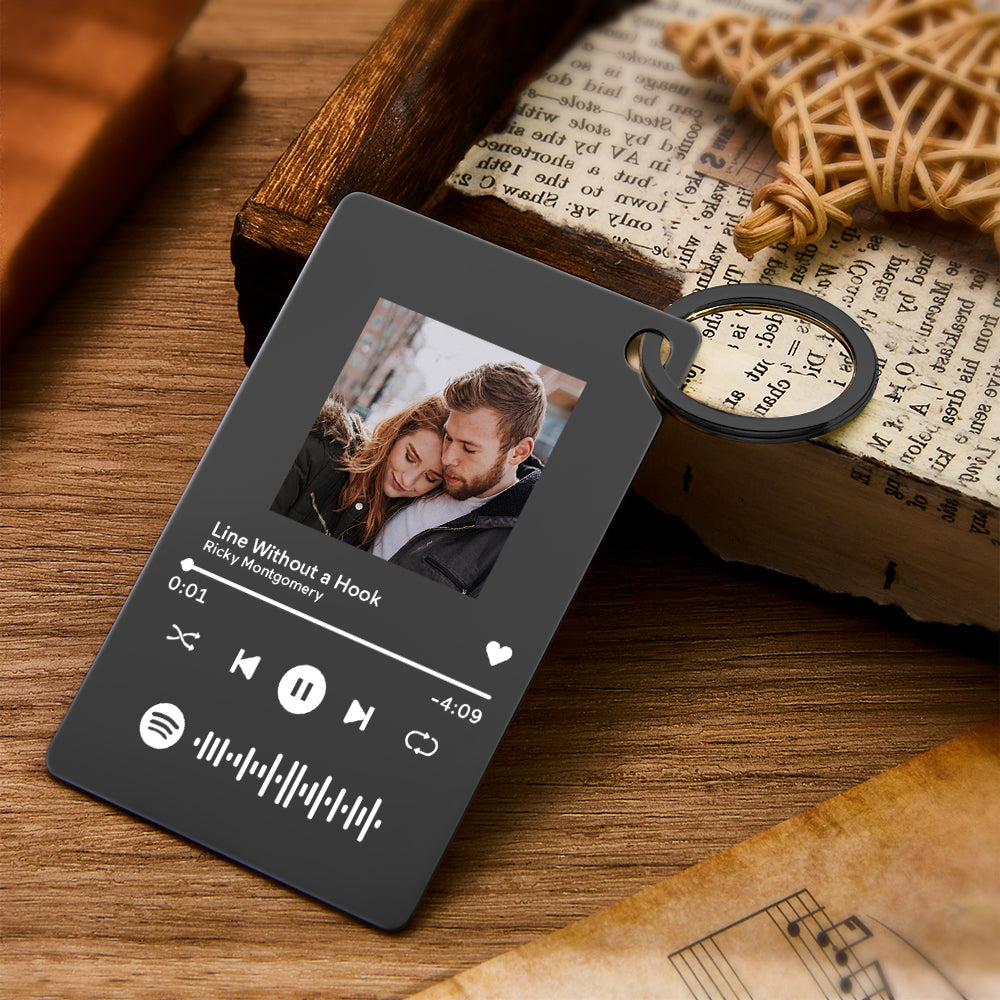 Custom Photo Scannable Spotify Code Music Plaque Valentine's Day Gifts Christmas Gift