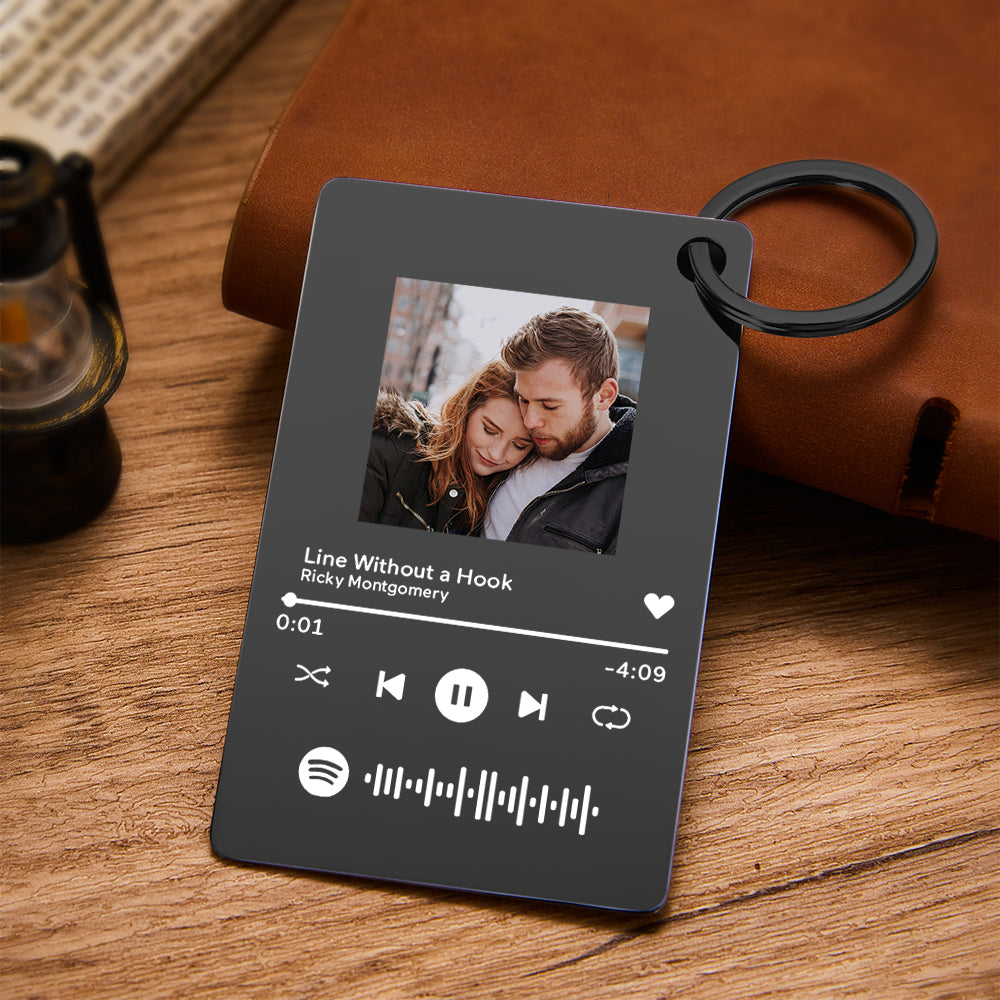 Custom Photo Scannable Spotify Code Music Plaque Valentine's Day Gifts Christmas Gift