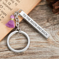 Personalized Keychain Accessories With Your Text 3 Sides Engraving