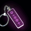 Custom Spotify Code Keychain Personalized Music Song Shiny Keychain Memorial Gifts