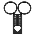 Scannable Custom Spotify Code Keychain Engraved Custom Music Song Keychain Gifts Black Key Chains