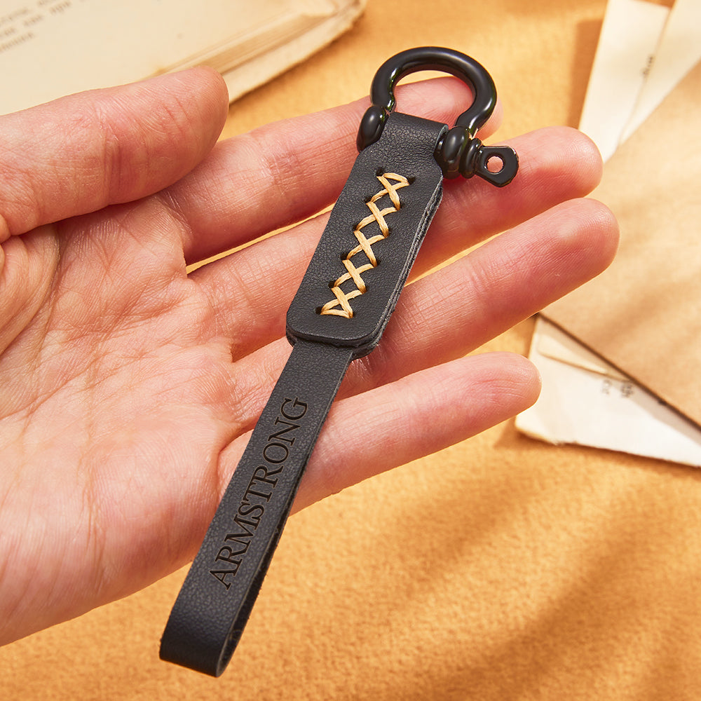 Custom Engraved Keychain Car Keychain Men's Gifts